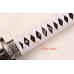 Japanese Samurai KATANA Walking Dead Zombie Michonne's Sword Clay Tempered 1095 + Damascus Folded Steel Kobuse Hazuya Polishing Blade Silve